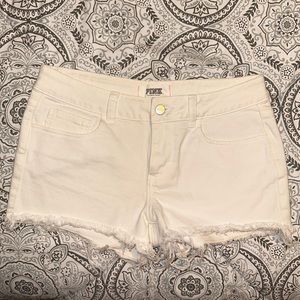 NWOT Victoria’s Secret White Jean Shorts